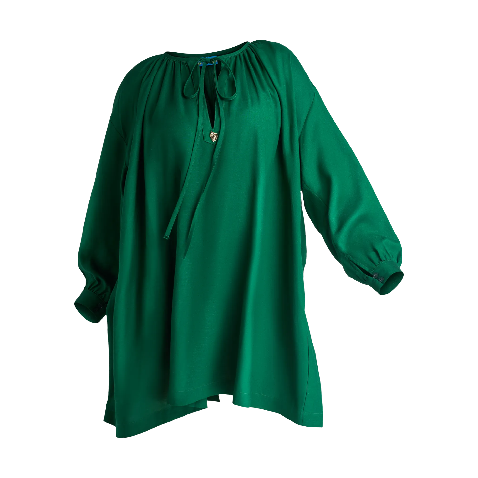 THE STROMBUS TUNIC-GREEN