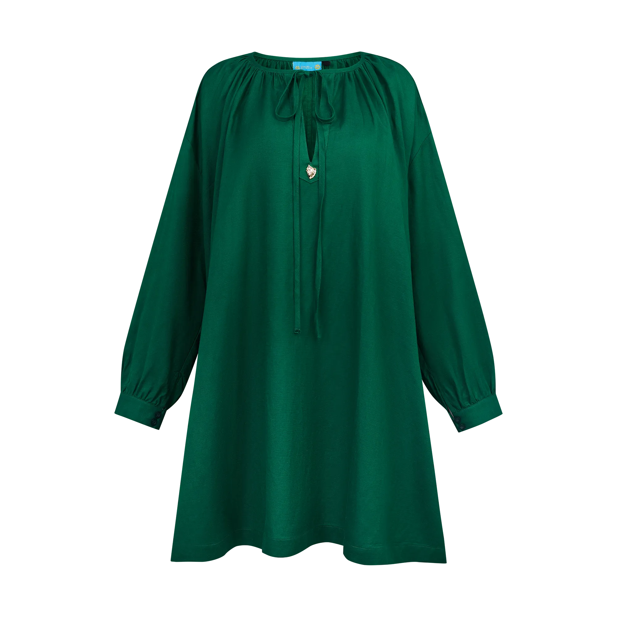 THE STROMBUS TUNIC-GREEN