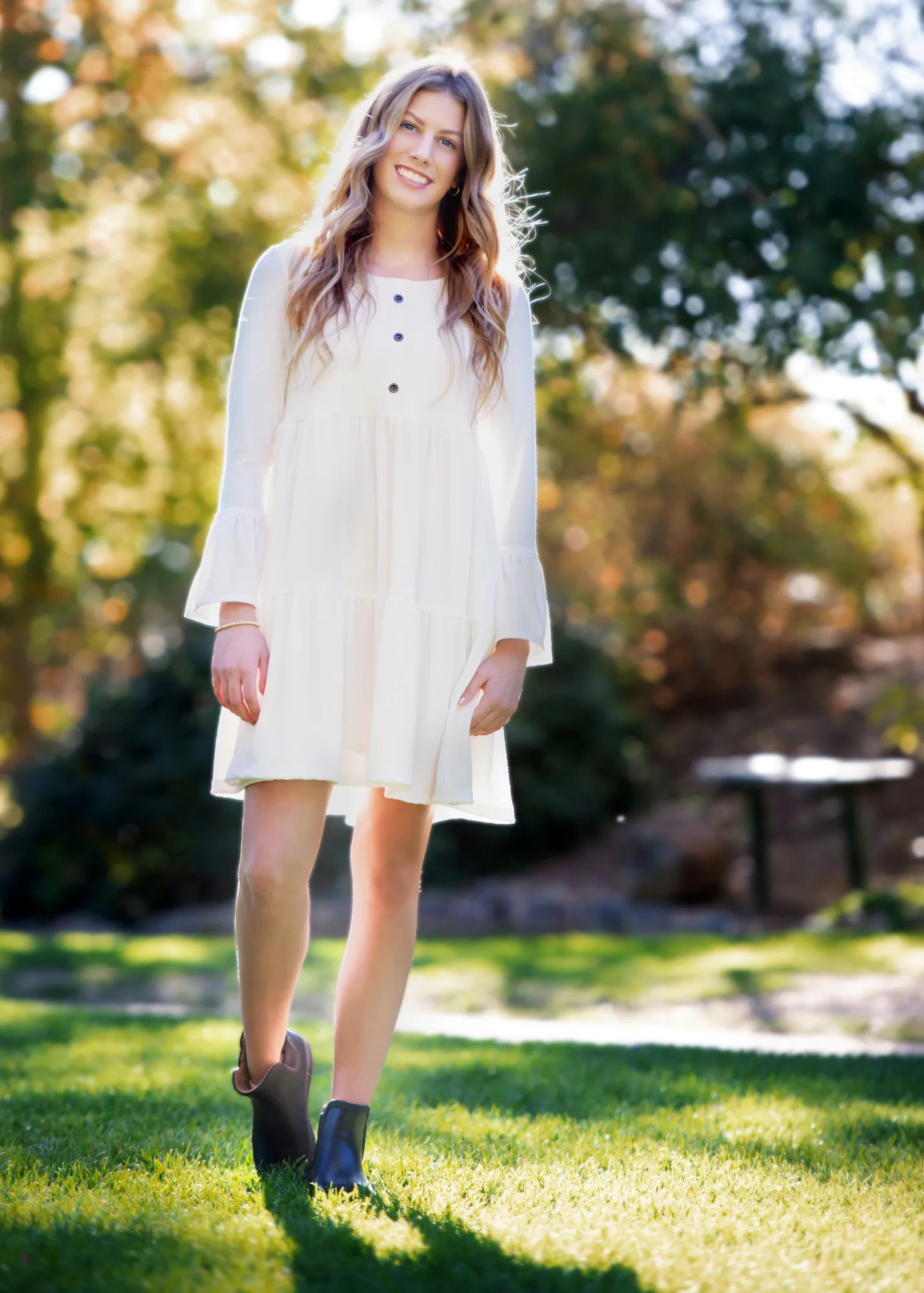 The Zoe Dress Ivory