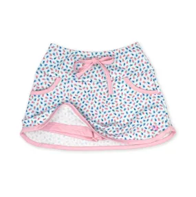 Tiffany Skort-Cotton Candy Pink Floral