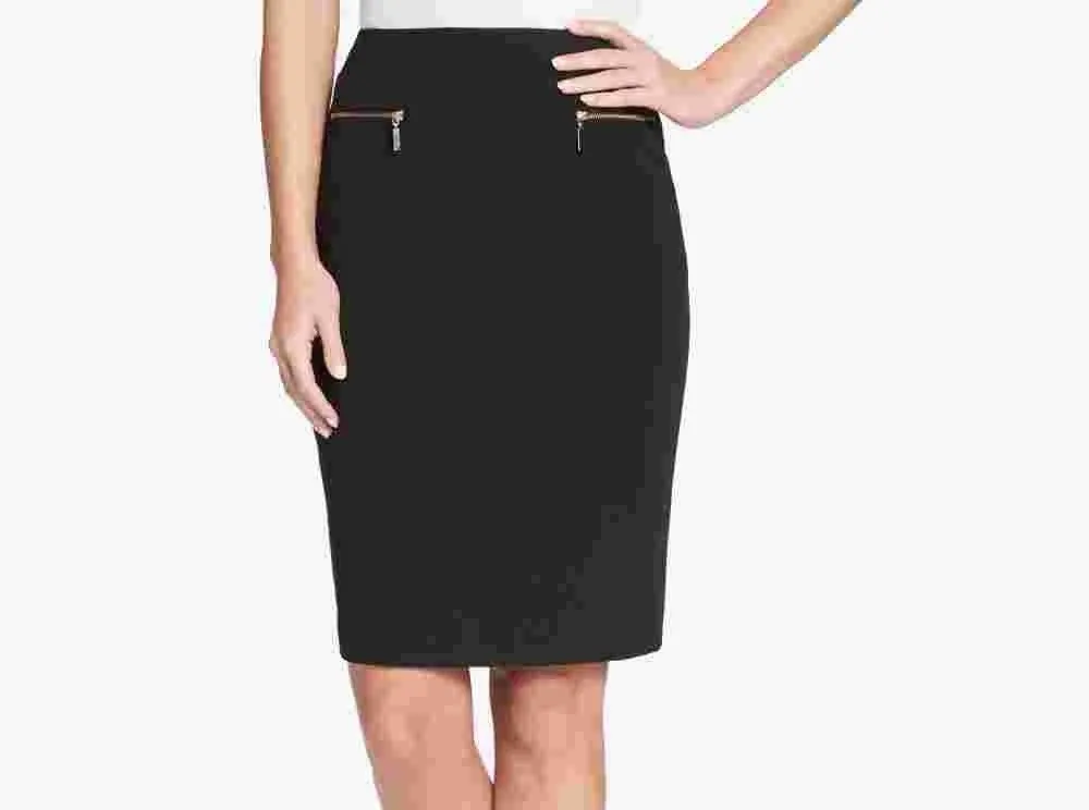 Tommy Hilfiger Women's Pencil Skirt Black Size 8