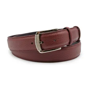 Tumbled Casual Bogart Burgundy Belt