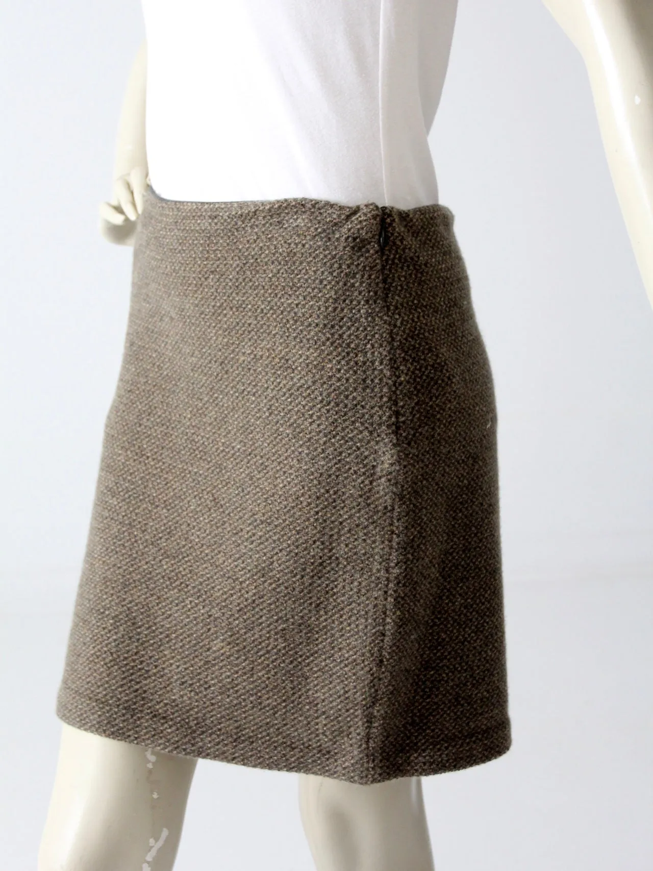 vintage Ralph Lauren tweed mini skirt