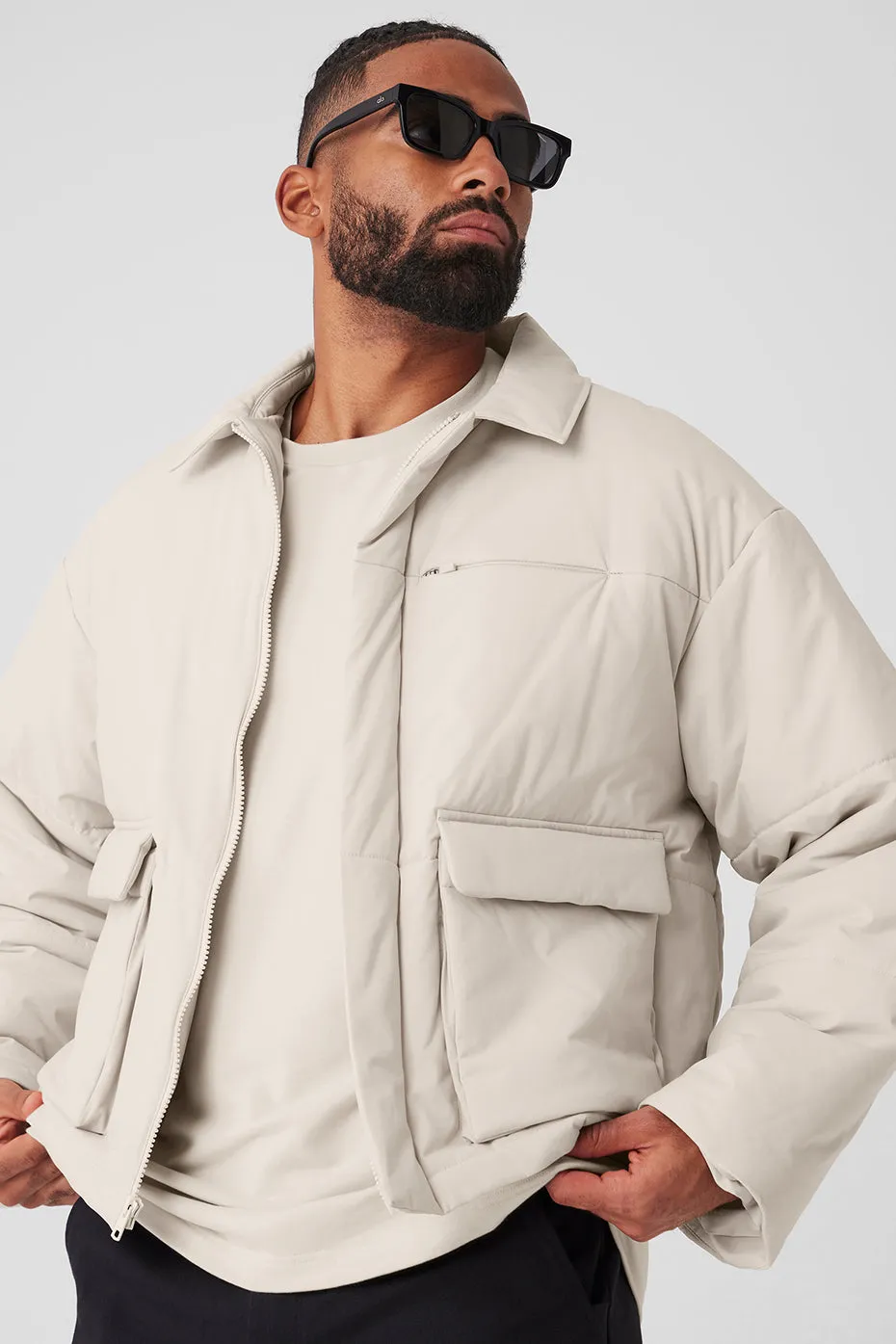 Voyage Utility Cargo Jacket - Bone