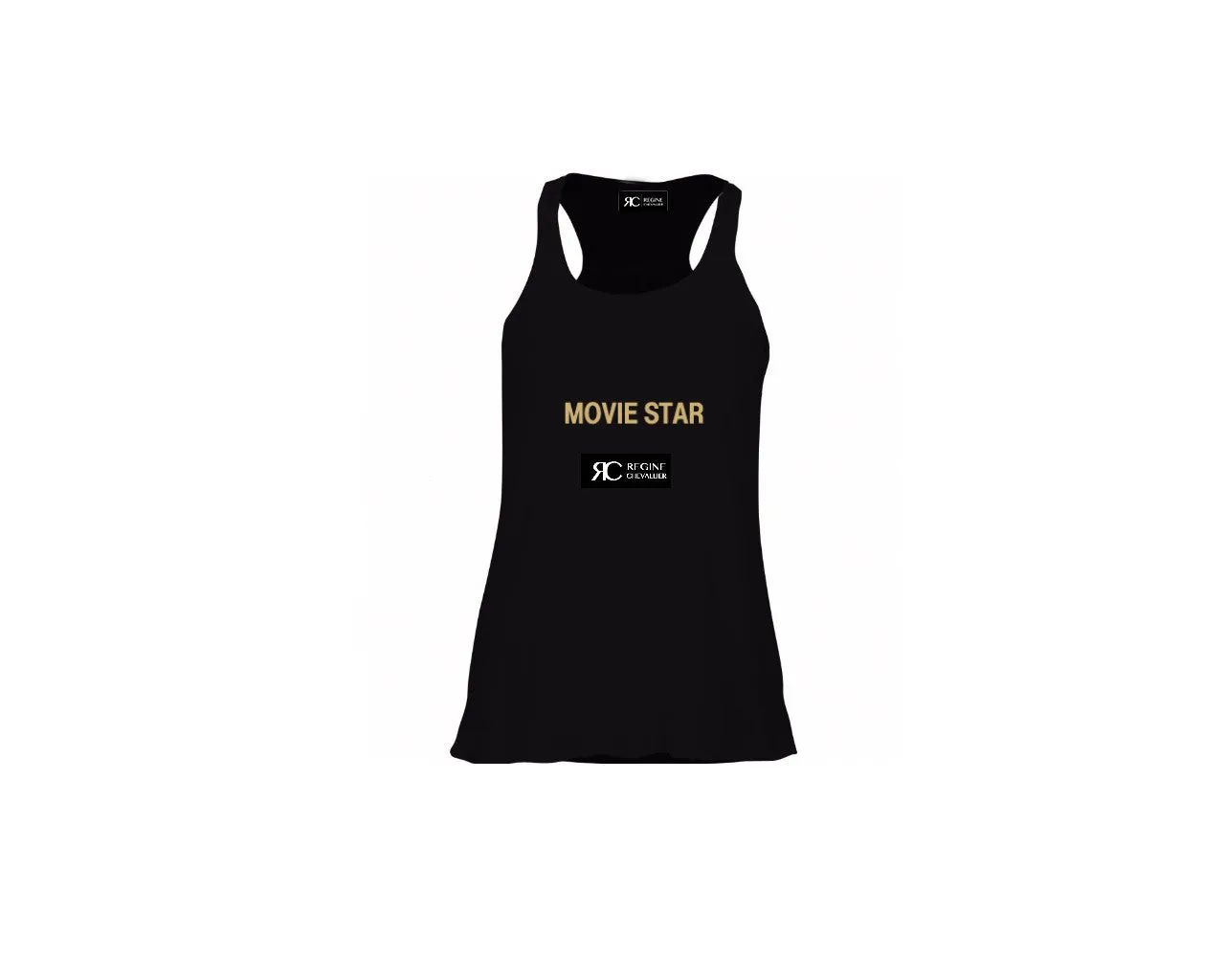 White Racerback Tank Top - MOVIE STAR