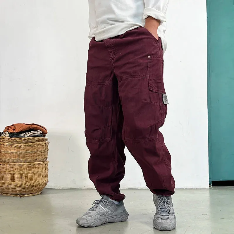 Wiaofellas  -  High Quality Cargo Pants Japanese Streetwear Baggy Pants For Men Plus Size Cotton Joggers Harajuku Fashions Casual Trousers