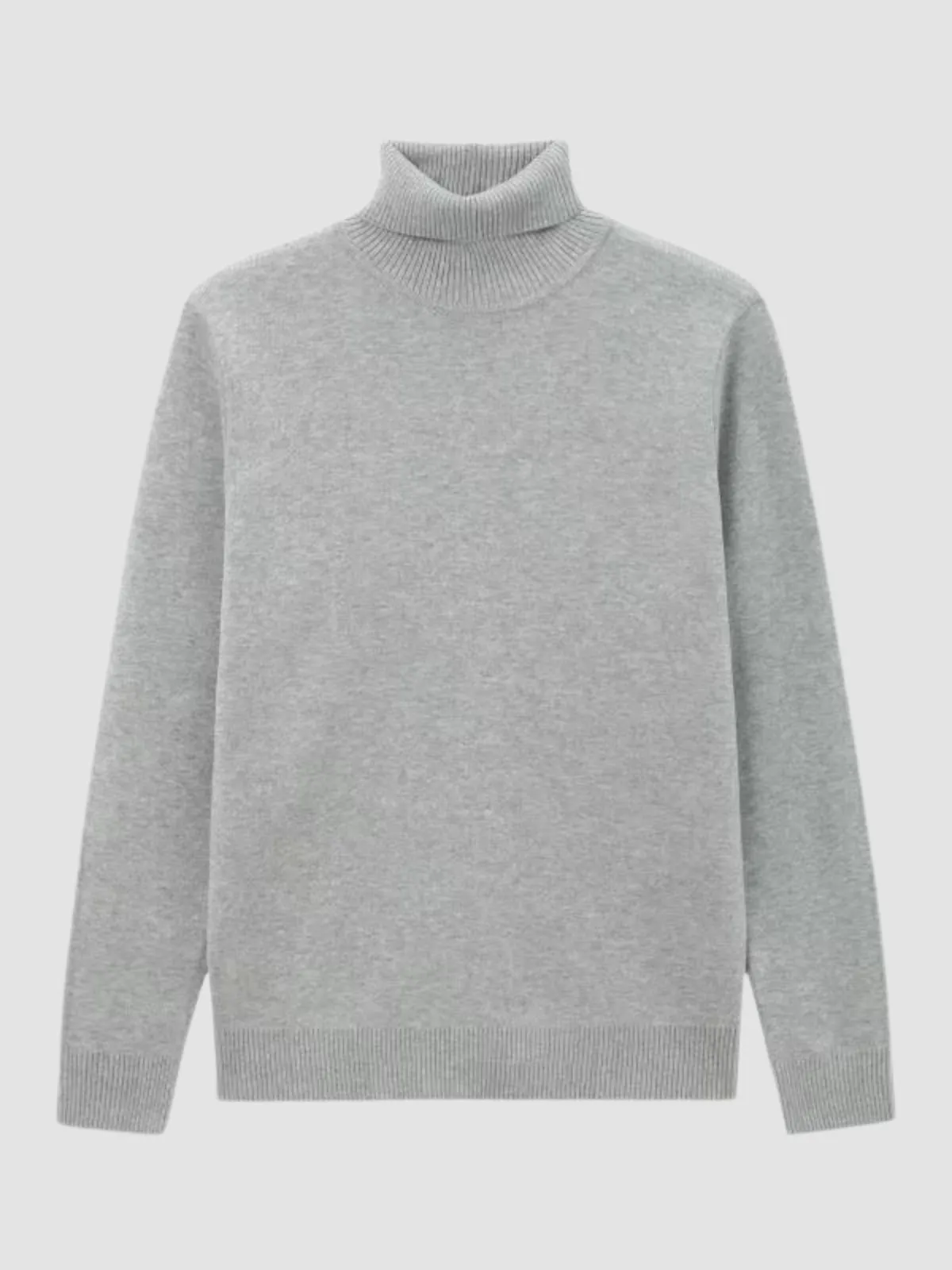 WLS Retro Half Turtleneck Solid Loose Sweater