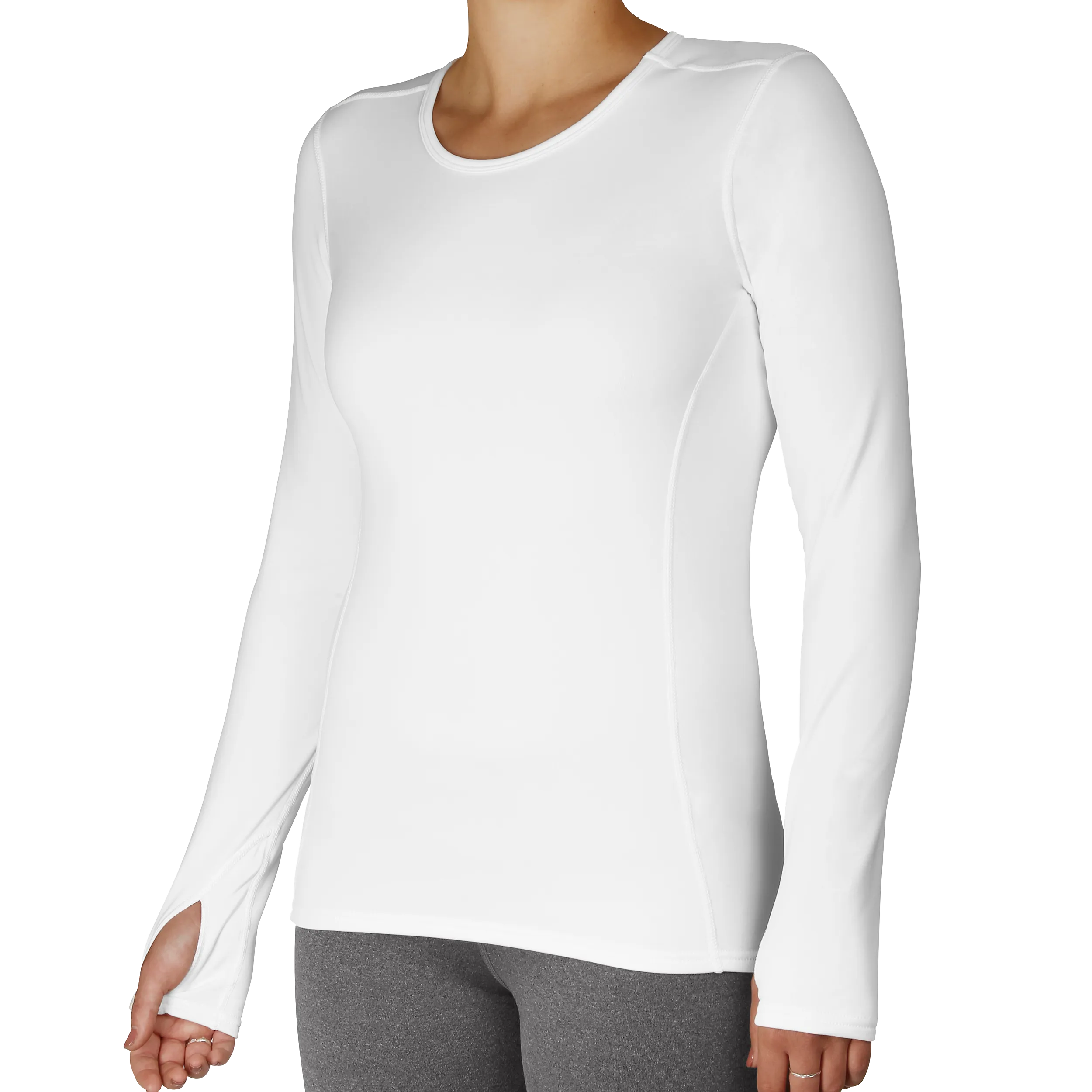 Women's Micro-Elite Chamois Crewneck - White