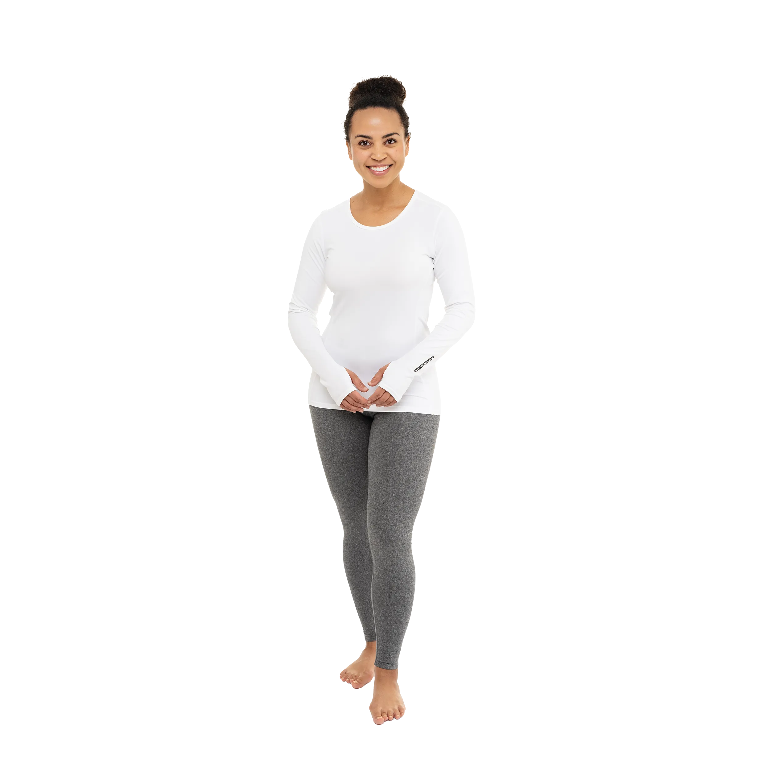 Women's Micro-Elite Chamois Crewneck - White