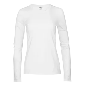 Women's Micro-Elite Chamois Crewneck - White