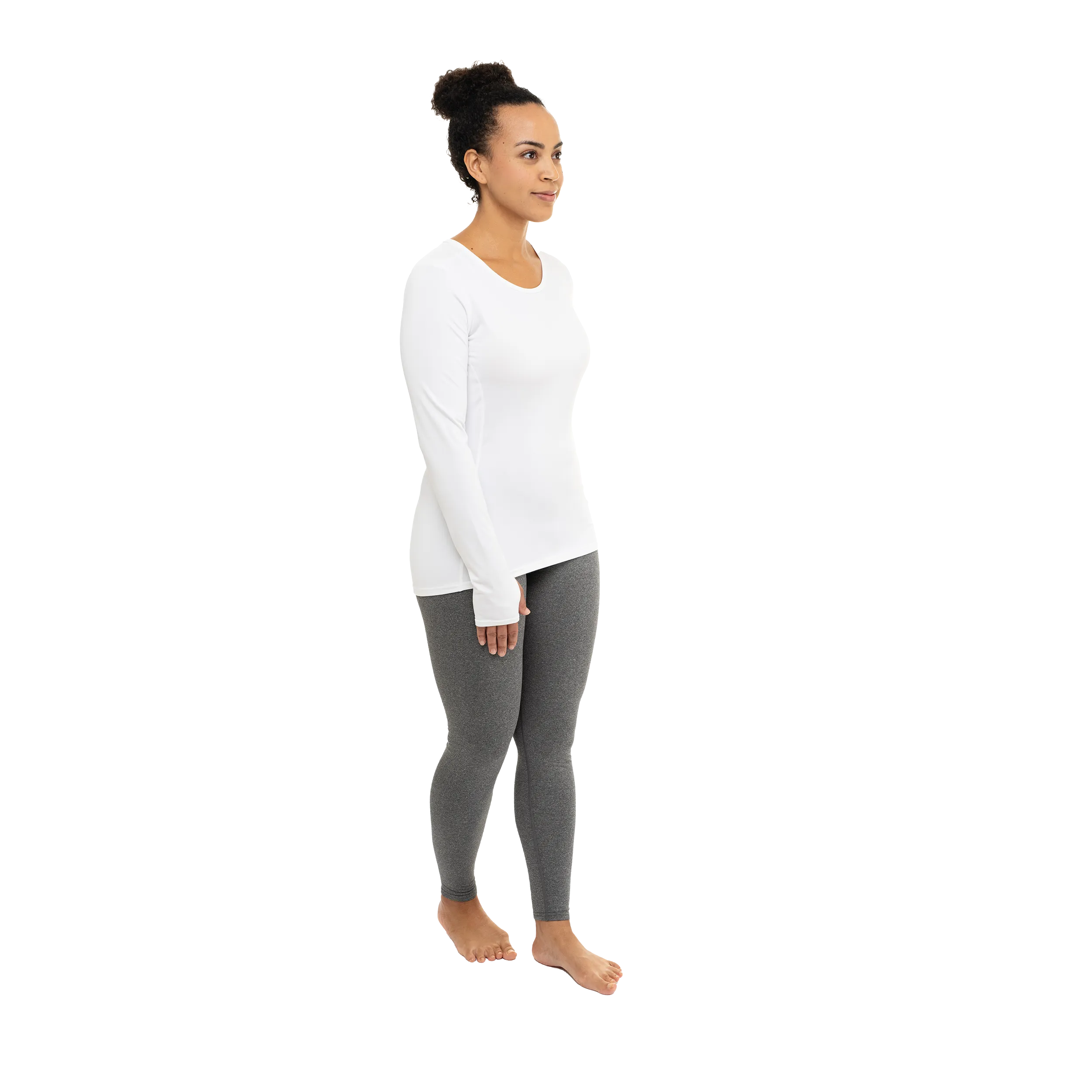 Women's Micro-Elite Chamois Crewneck - White