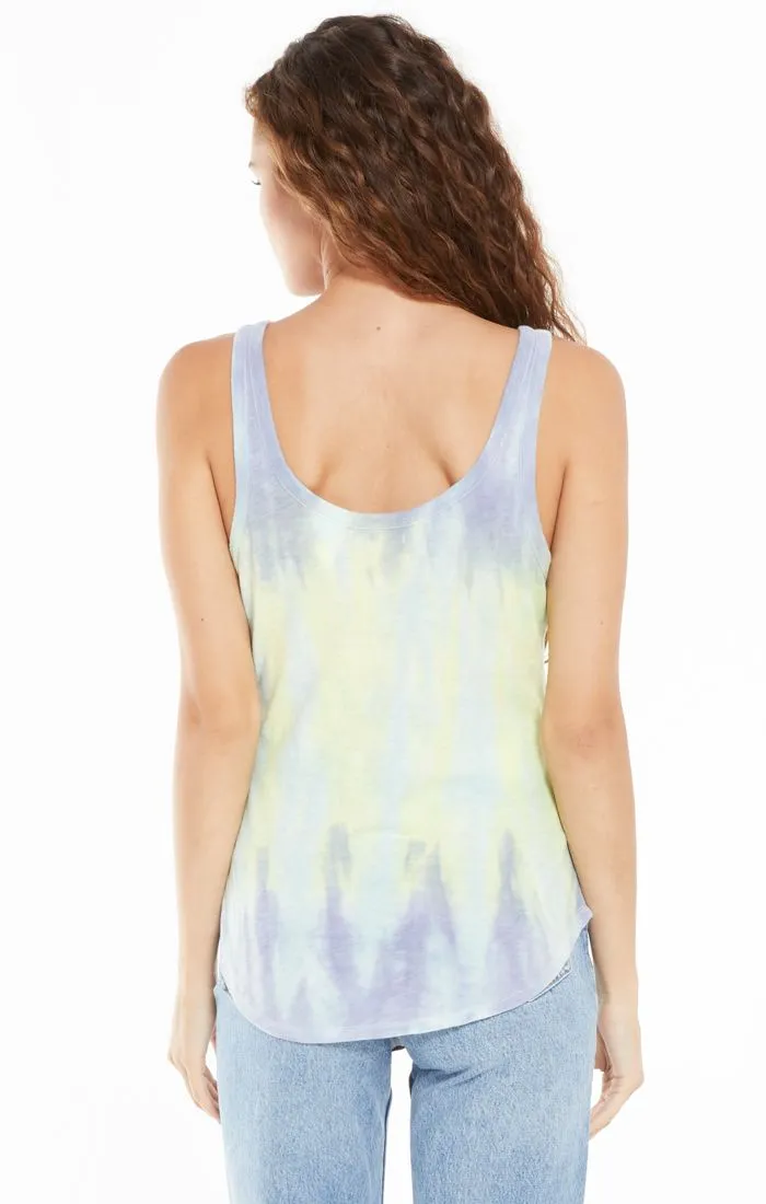 Z Supply Easy Sorbet Skies Tie Dye Tank