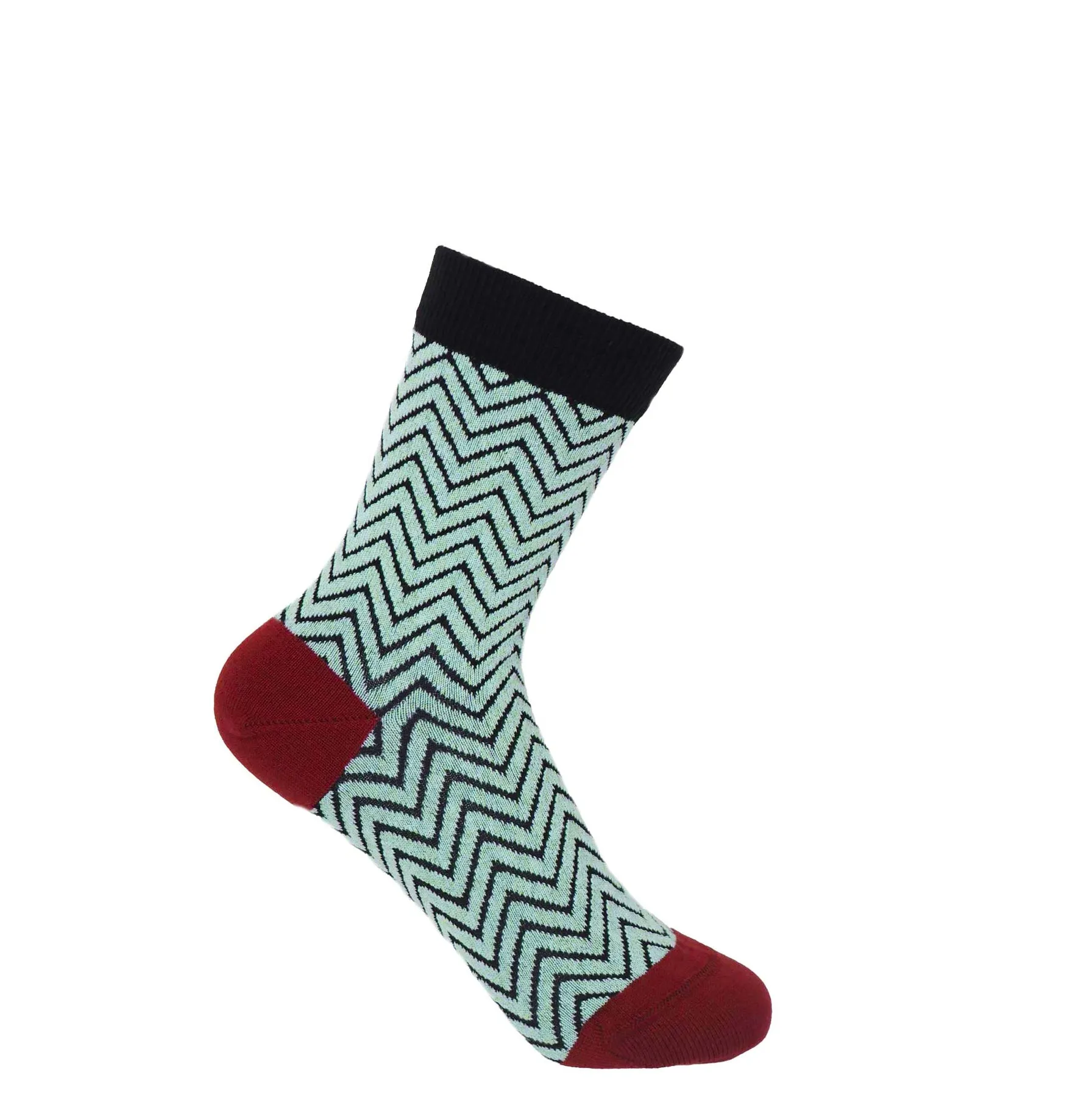 Zig Zag Luxury Ladies Cotton Socks