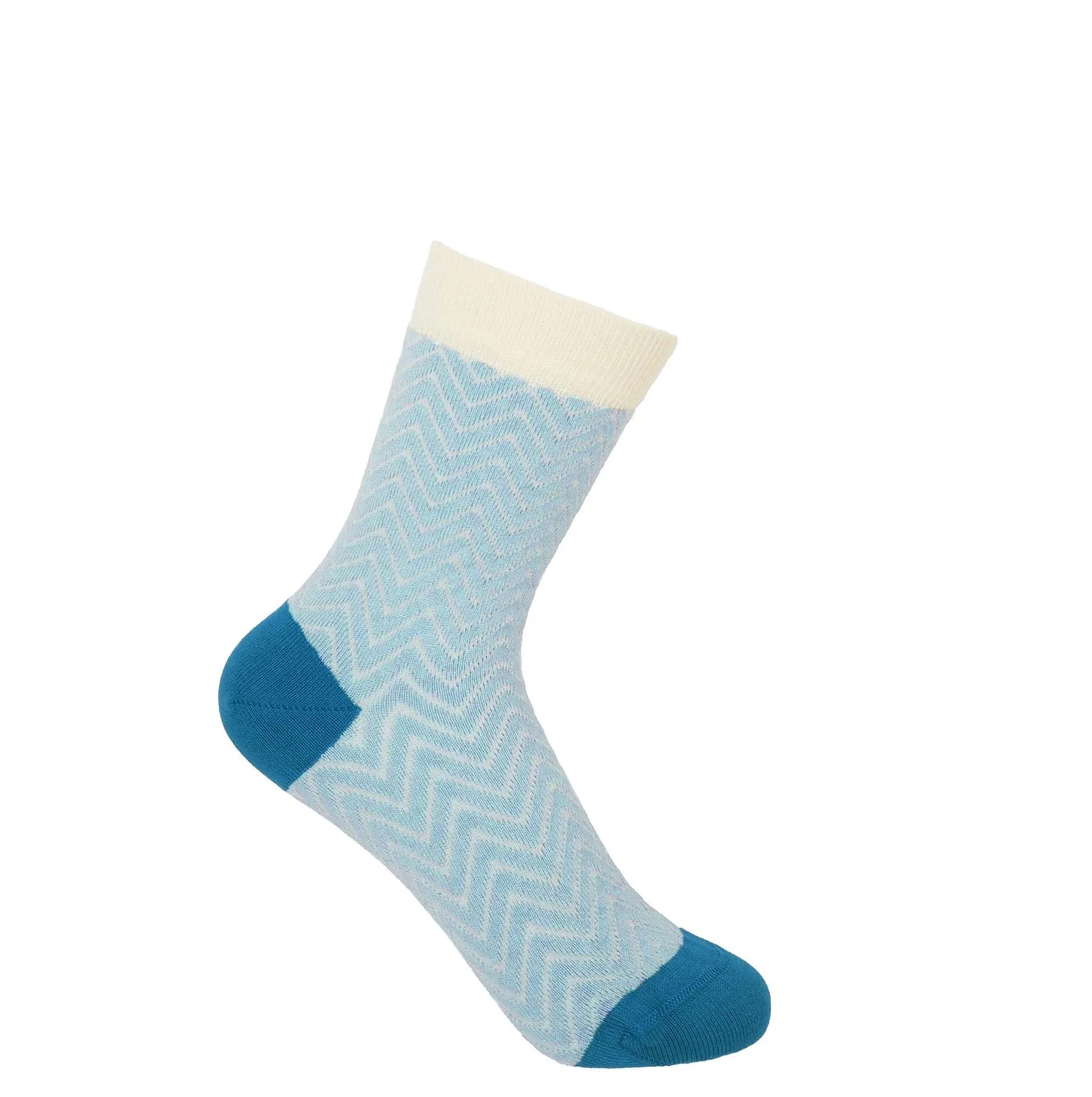 Zig Zag Luxury Ladies Cotton Socks